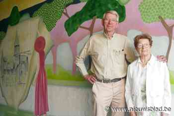 Katrijn maakt muurschildering in opdracht van bewoners residentie: “Belangrijk dat kunst toegankelijk is”