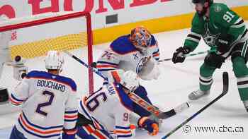 Stars score 3 in 5½ minutes to beat Oilers 6-3 in Game 1