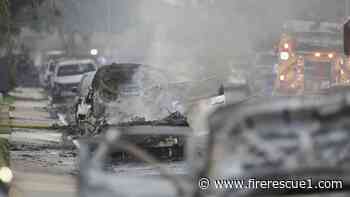 'Jet fuel all over the place': Plane crash sets San Diego homes on fire