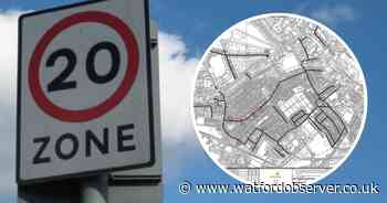 When and where will Watford's new 20mph signs be in force?