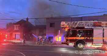 Suspects sought after fire in Toronto building that injured 3 deliberately set: police