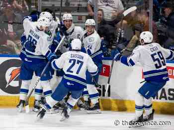 Canucks 3, Eagles 2 (OT): Abbotsford comes back, takes Game 3 in Colorado