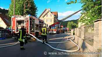 Nach Feuer in Haiterbach: Stadt bringt 19 betroffene Menschen kurzfristig unter