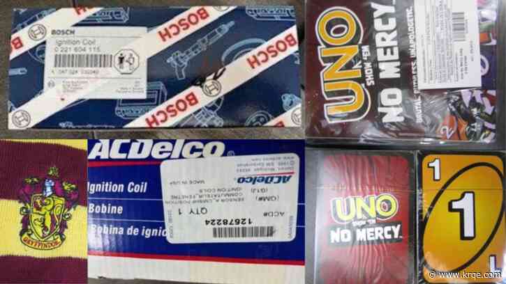 1,800 counterfeit goods, including car parts and card games, seized at New Mexico port