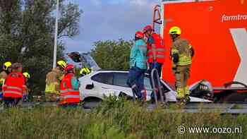 Gewonde bij ongeval op A12 ter hoogte van Waddinxveen