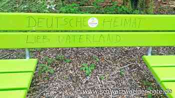 Vandalismus in Schömberg: Hat die Schmiererei an der Bank Konsequenzen?