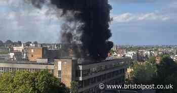 St Michael's Hospital Bristol fire in pictures as patients evacuated