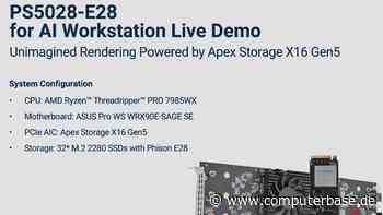 Phison/Apex RAID Demo: SSD-Gespann knackt 113 GB/s Durchsatz