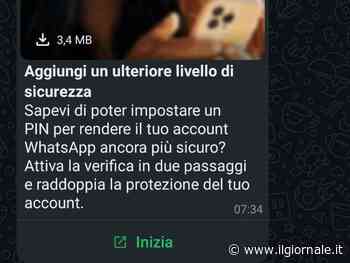 "Imposta il pin di sei cifre". Cosa vuol dire questo messaggio su WhatsApp