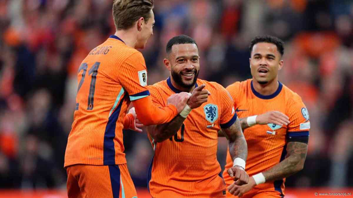 Nederland overklast Malta op historische avond voor Memphis Depay