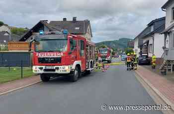 FW Finnentrop: Brand eines Holzschuppens in Finnentrop-Heggen