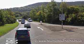 Emergency services response to two-vehicle crash near Corfe Castle