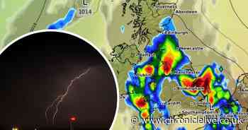 Thunderstorms to hit UK alongside deluge of rain towards the North East