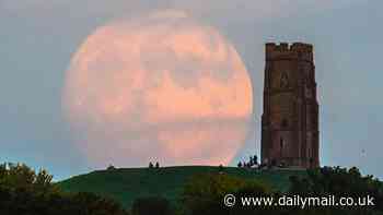 Look up tonight! Full Strawberry Moon will be the LOWEST in UK skies since 2006 - here's the best time to see the rare phenomenon