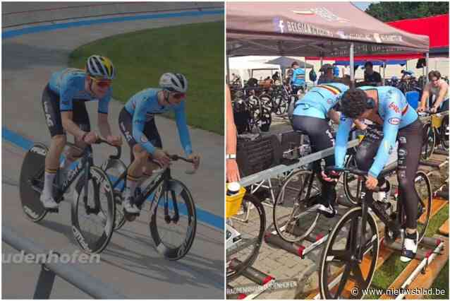 Siebe Oliviers wint afvalling in Duitsland, Witse Bertels en Thibaut Van Damme worden tweede in ploegkoers: “Dit was belangrijke test in functie van EK en WK”