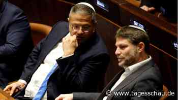 Fünf Länder verhängen Sanktionen gegen zwei israelische Minister