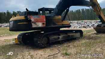 Excavator shot and set on fire in village of Pinehouse, Sask.