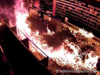 RCMP investigating after Puff Club Vape store in Leduc gets torched and robbed