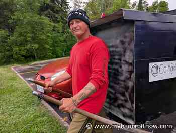 ‘Their stories help me push through’: Mikey Morrison stops in Bancroft on cross-Canada trek for mental health