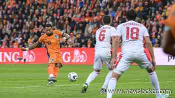 Memphis Depay samen met Robin van Persie topscorer aller tijden van het Nederlands elftal