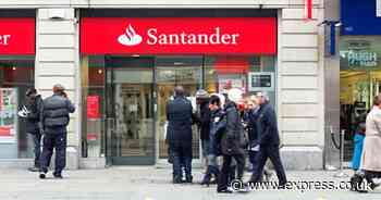 Santander closing 9 branches next week – full list of dates and locations