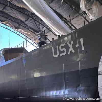 Uncrewed battle groups? DARPA, admirals offer glimpses of the Navy’s robotic future