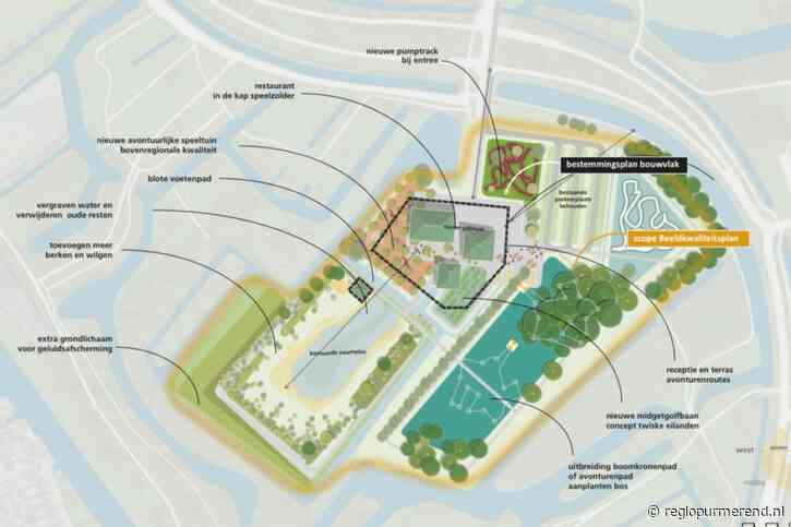 Voormalig terrein Blauwe Poort in het Twiske krijgt nieuwe toekomst, recreatiegebied Twiske Poort