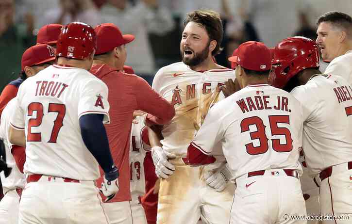 Nolan Schanuel’s first career walk-off hit leads Angels past A’s in 10th