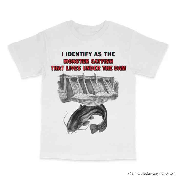 Monster Catfish Custom Printed T-Shirt