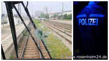 Jugendliche werfen Flaschen auf Zug bei Giesing: Fahndung mit Helikopter