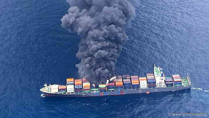 Brand op Wan Hai 503 mogelijk veroorzaakt door explosieven