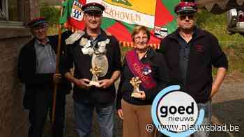 Willy en Agnes kronen zich tot klepkoningspaar in Rekhoven