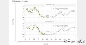 Sterke prijsstijging bij tomaten en paprika’s