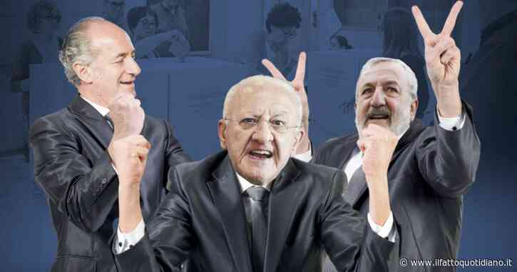 In Edicola sul Fatto Quotidiano del 11 Giugno: Meloni resuscita Zaia, De Luca ed Emiliano