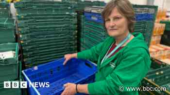 Food bank at 'breaking point' due to low stock