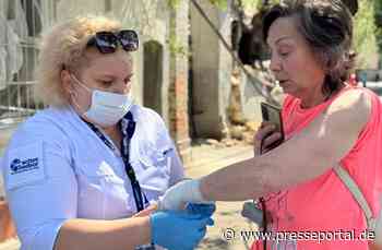 action medeor hilft Verletzten in der Südukraine
