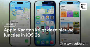 Apple Kaarten krijgt deze nieuwe functies in iOS 26