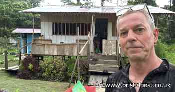 'I thought I had sweat in my eye, but there was something sucking on it'