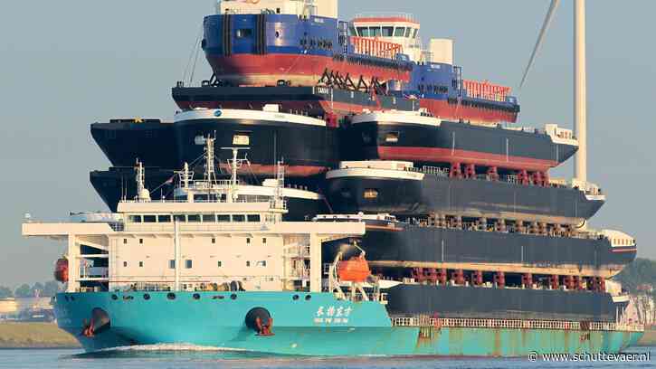 Chinezen bezorgen vracht aan casco’s in Rotterdam