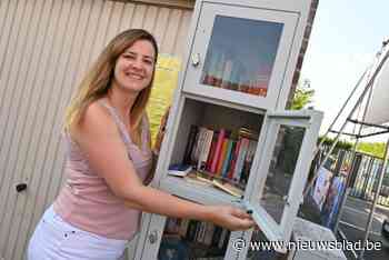Vandaal vernielt Grensbib van Ulrike (32), nu komt ze met nieuwe ruilboekenkast: “Nu maar hopen dat de boekenhater niet meer passeert”
