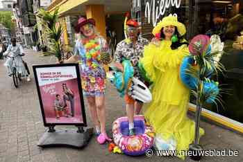 Kringloopwinkel zet zomeractie in de kijker en verwent klanten met ijsjes en gekoeld fruitwater