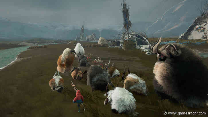 This Steam Next Fest demo mixes Journey with The Last Guardian, having me run through gorgeous fields with my fluffy herd