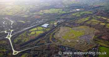 There were supposed to be 800 homes, shops and a school off this M4 junction but there's nothing