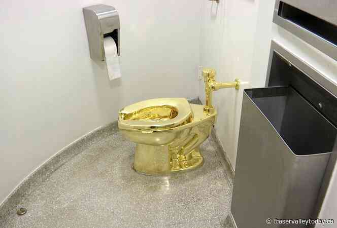 Men who stole $6 million golden toilet from English mansion sentenced to prison terms