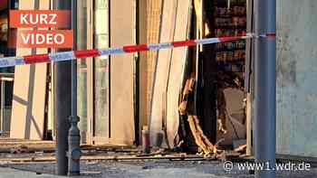 Ermittlungen nach der Explosion vor Kiosk in Dormagen