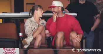 Taylor Swift, Travis Kelce take in Game 4 of Stanley Cup final between Oilers and Panthers