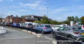 Car crash in town centre results in further heavy traffic in Warrington