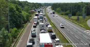 Police give update on M62 closure in Warrington ahead of evening rush hour
