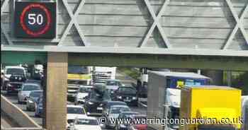 More delays on the motorway in Warrington as car breaks down on M6