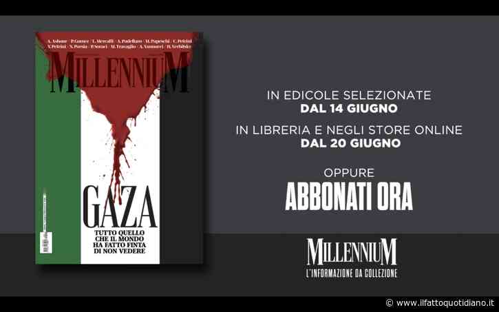 Gaza, tutto quello che il mondo ha fatto finta di non vedere. Portanova presenta il nuovo numero di Millennium – Video